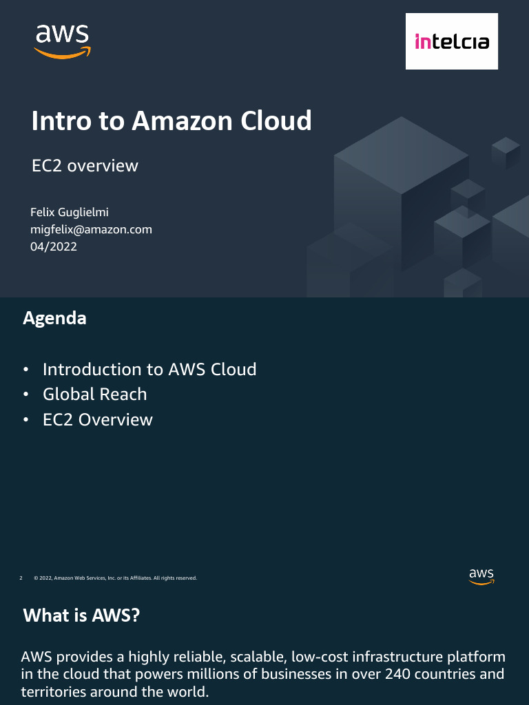 AWS EC2 Overview and Benefits Guide | PDF | Amazon Web Services | Cloud ...
