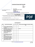 Basic LABENERGYAudit Checklist 1