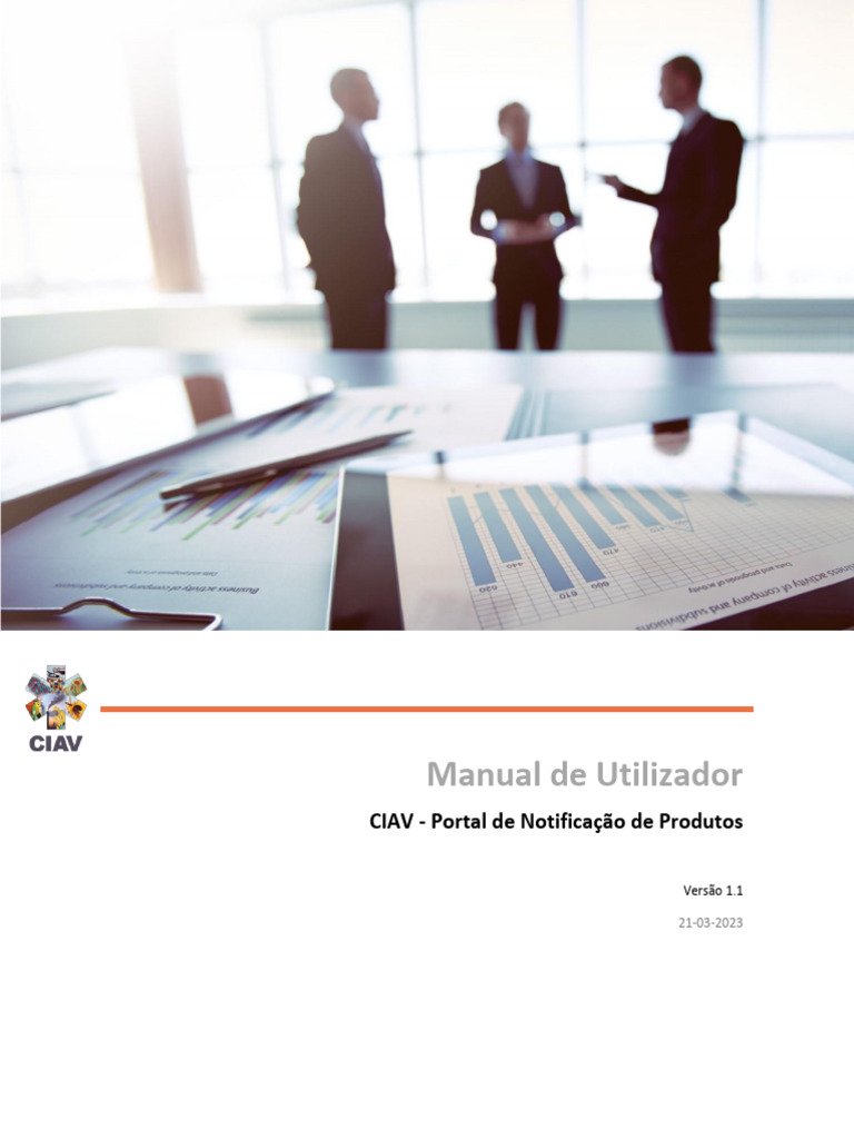 Manual do CIAV: Notificação de Produtos | PDF | Janela (informática ...