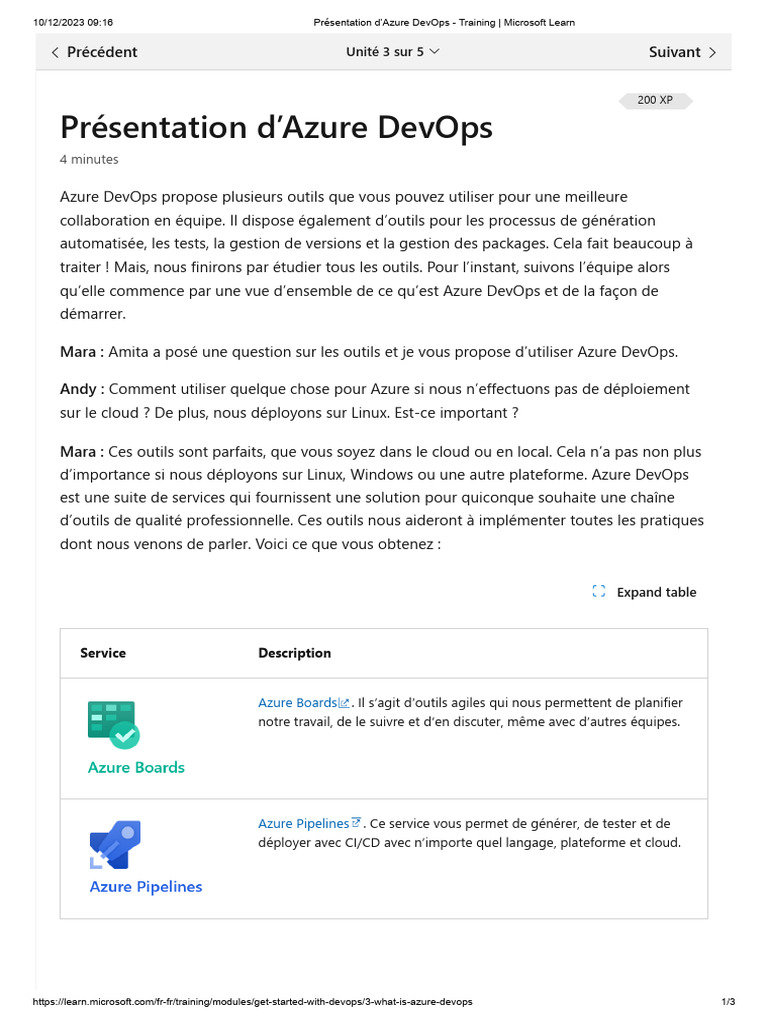 Introduction à Azure DevOps et ses outils | PDF | Cloud computing ...