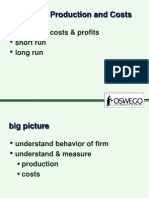 Chapter 6: Production and Costs: Economic Costs & Profits Short Run Long Run