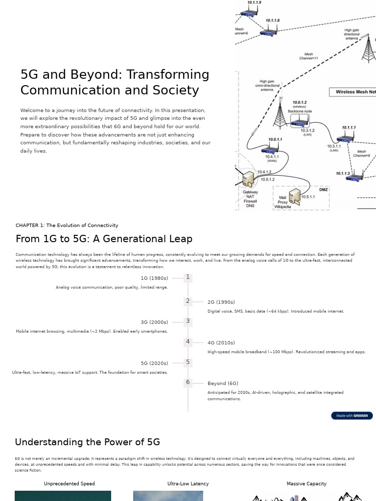 5G Revolution: Impact on Society & Economy | PDF | Internet Of Things ...