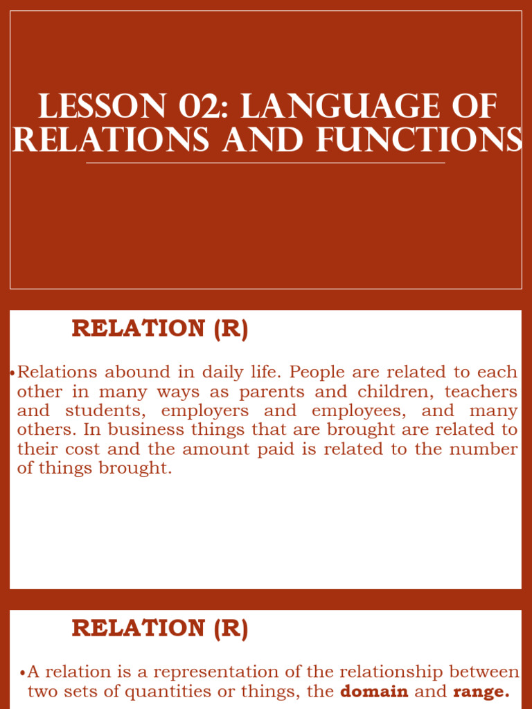 Unit 2 - Relations and Functions | PDF | Function (Mathematics ...