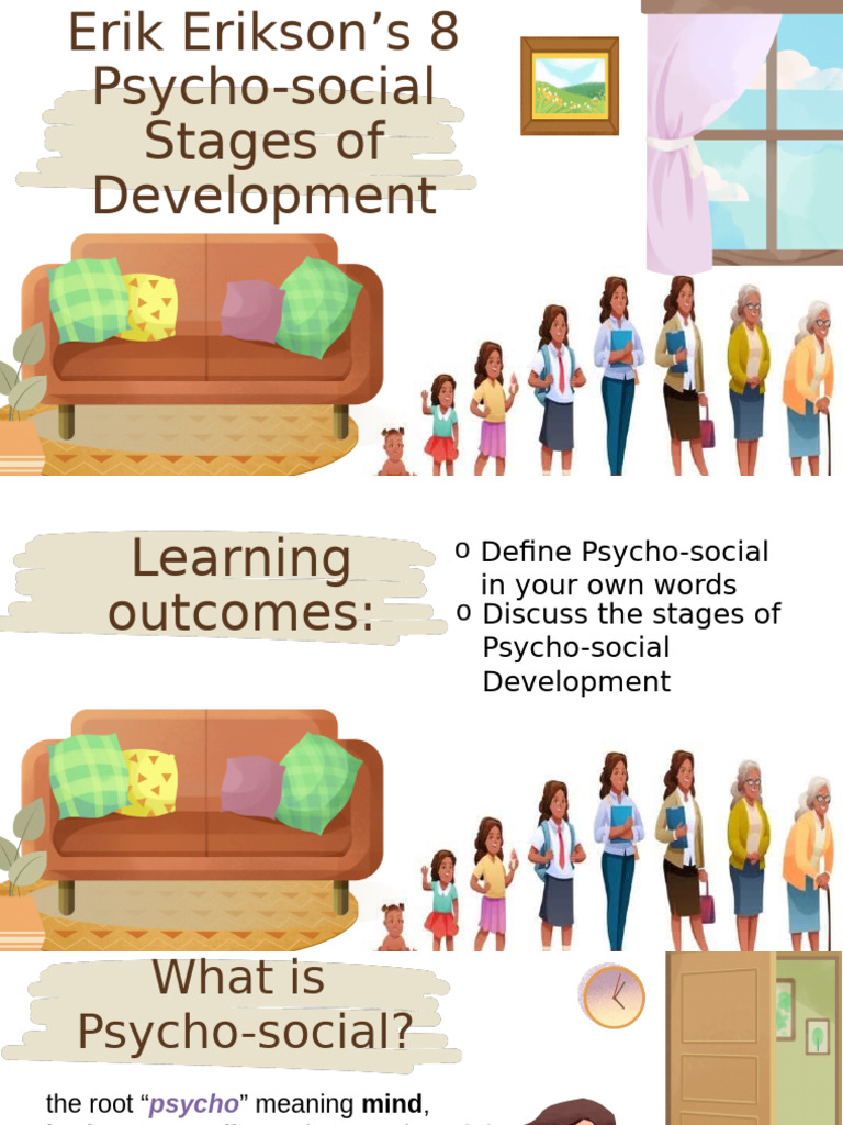 Erikson's 8 Stages of Psycho-Social Development | PDF | Human Life ...