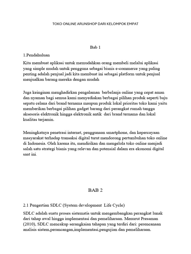 Laporan RPL | PDF