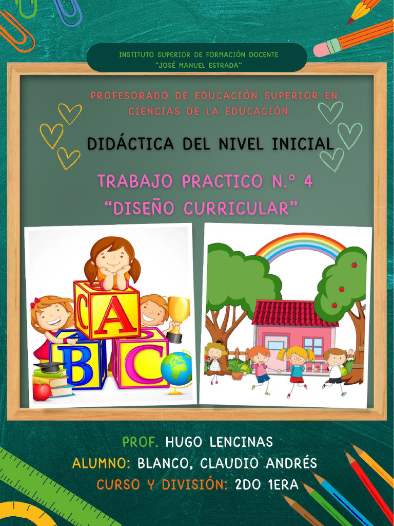 Análisis del Diseño Curricular Inicial | PDF | Plan de estudios ...