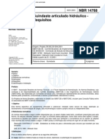 Abnt - Nbr 14768 - 2001 - Guindaste Articulado Hidraulico - Requisitos