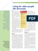 Caring For Older People With Dementia: Clinical Focus