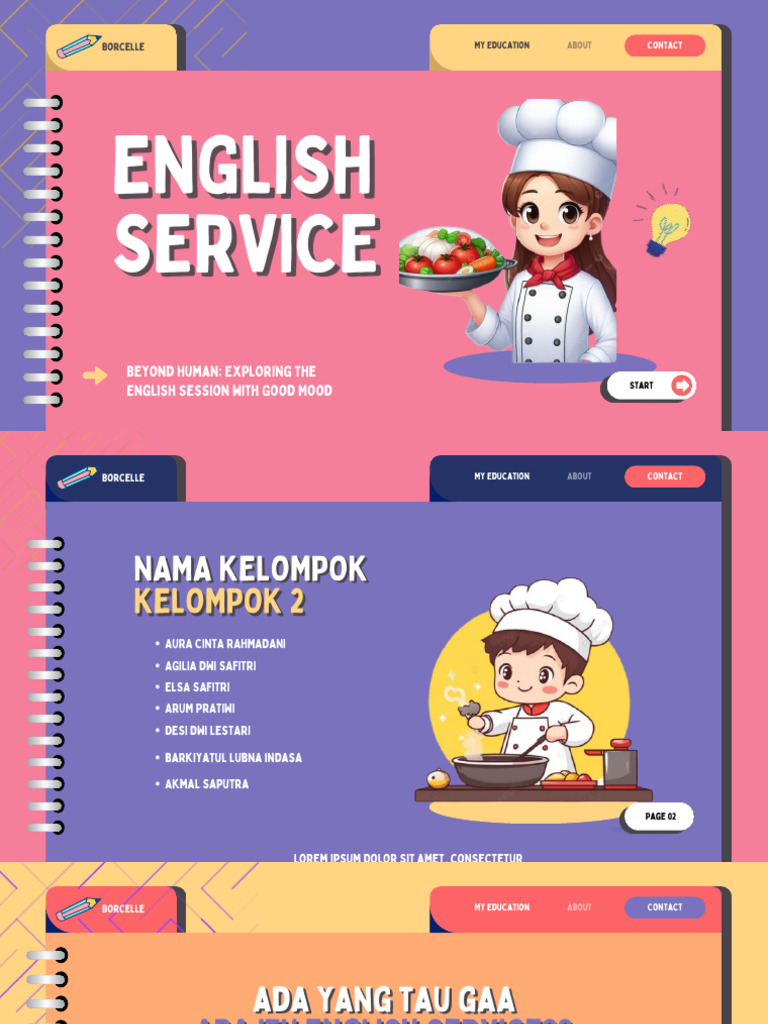 Panduan Lengkap English Service | PDF