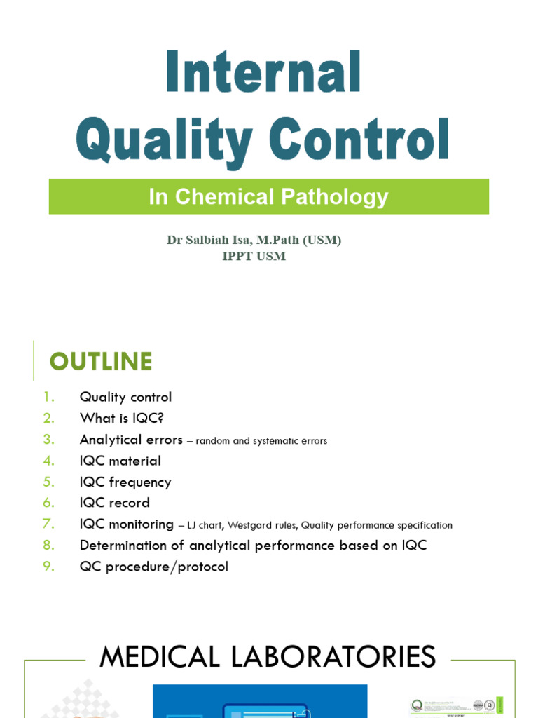 Internal Quality Control in Labs | PDF | Standard Deviation | Variance