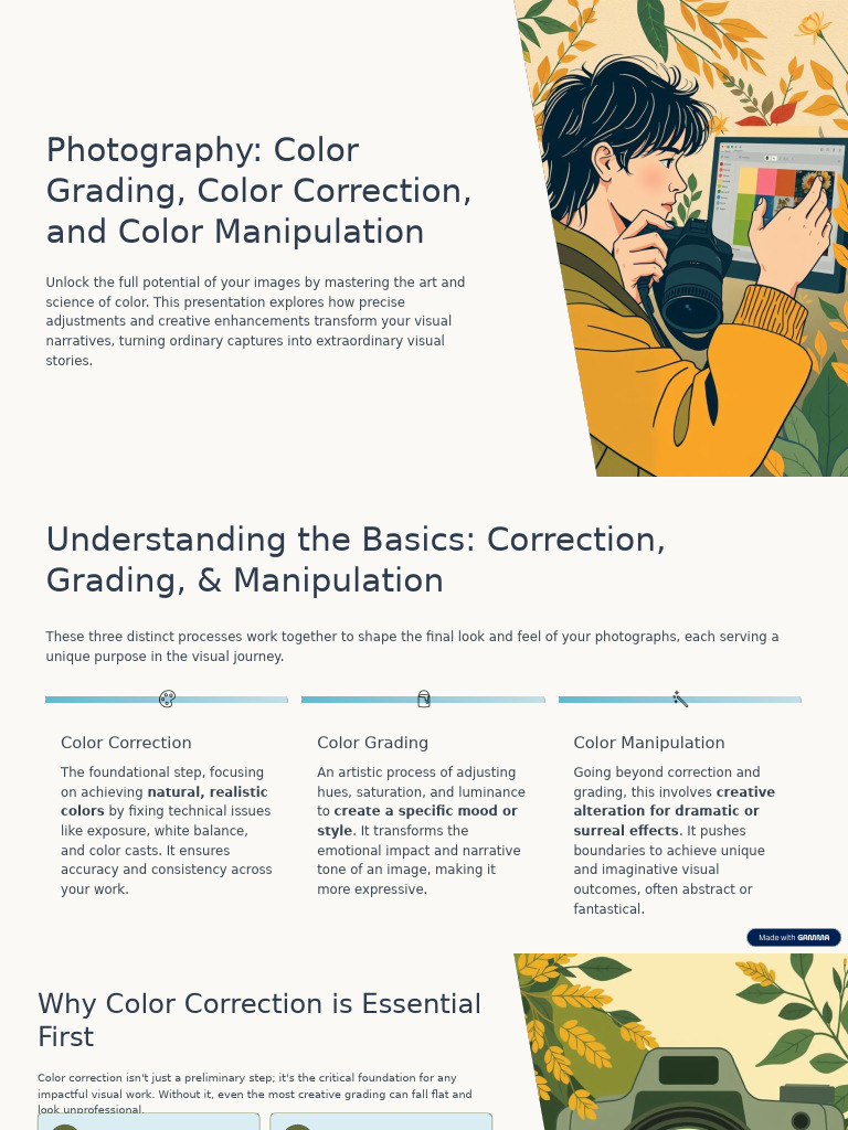 Mastering Color in Photography | PDF | Image Editing | Color