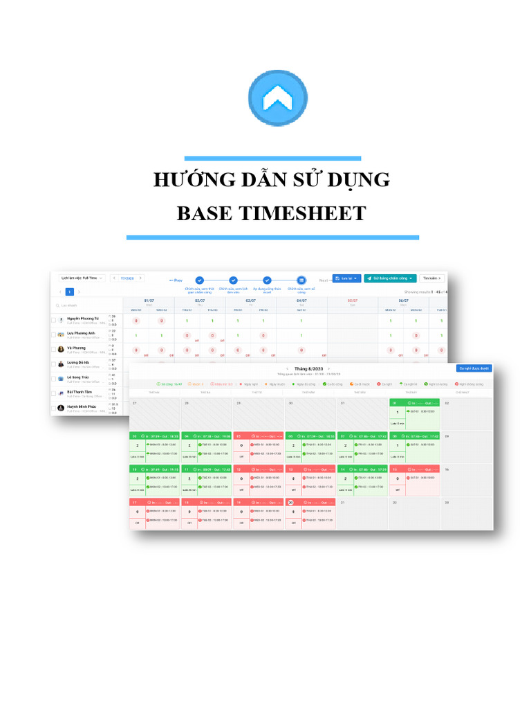 HDSD - Timesheet | PDF