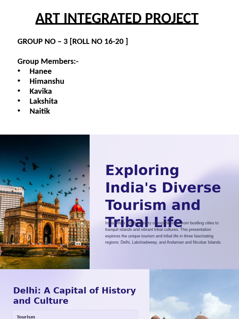 Exploring Indias Diverse Tourism and Tribal Life | PDF | Tourism ...