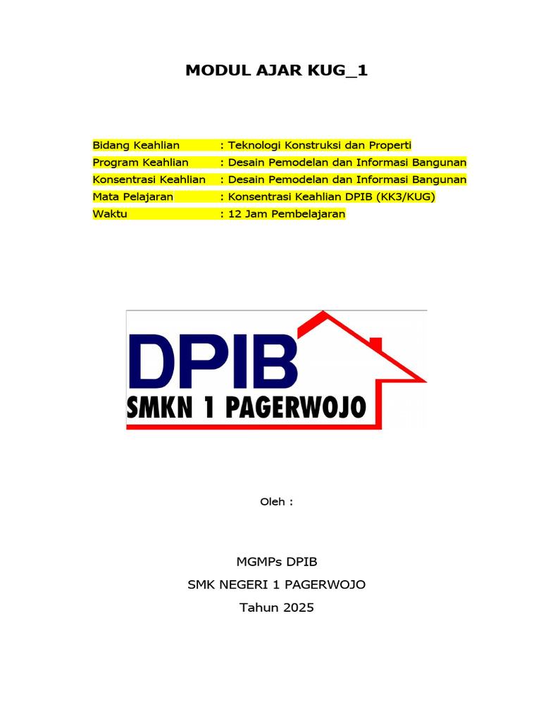 Contoh DL - Rpp-Modul Ajar | PDF