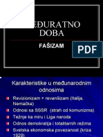 Cetvrto Predavanje Medjuratni Period I Radjanje Fasizma