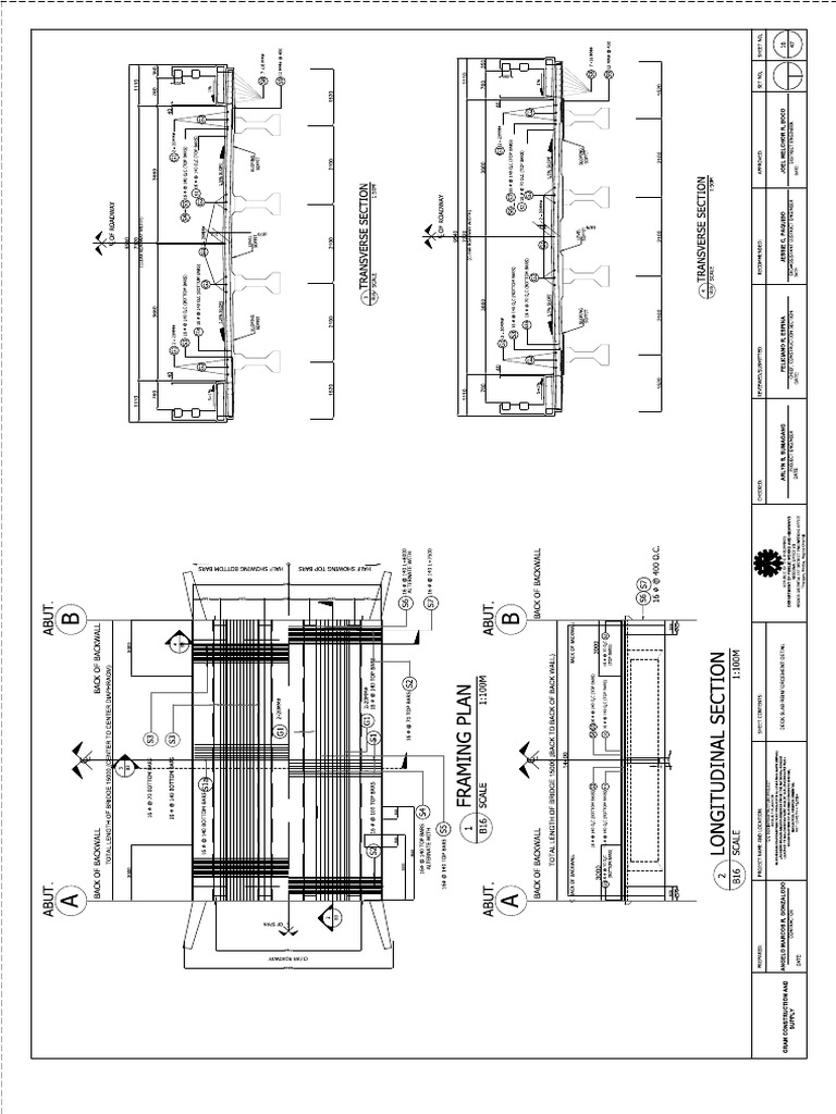 Transerve Typical Section Bridge | PDF