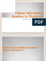 Higher Education System in Thailand
