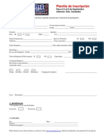 Planilla de Inscripción 1 Conami