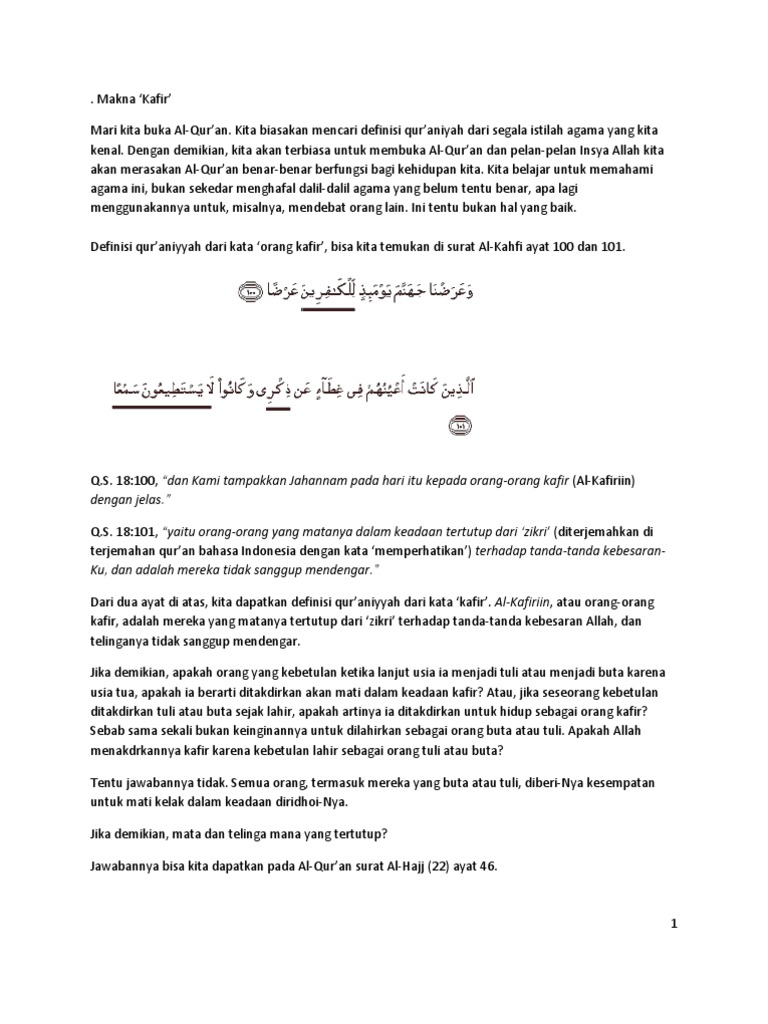 Download 64+ Contoh Surat Al Kahfi Orang Kafir Gratis