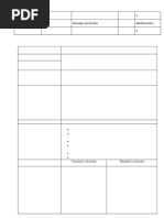 Grade 1 Lesson Plan: Basic Shapes | PDF | Shape | Rectangle