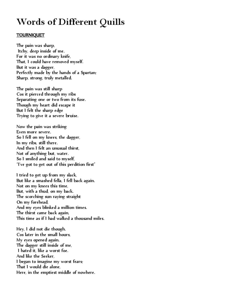 Words of Different Quills PDF Religion And Belief