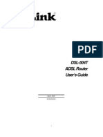 D Link DSL 504T Manual
