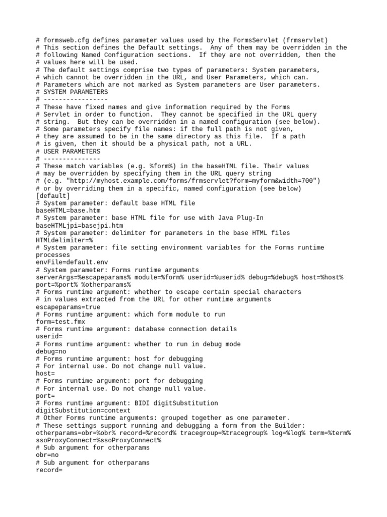 Forms Web | PDF | Parameter (Computer Programming) | Computing