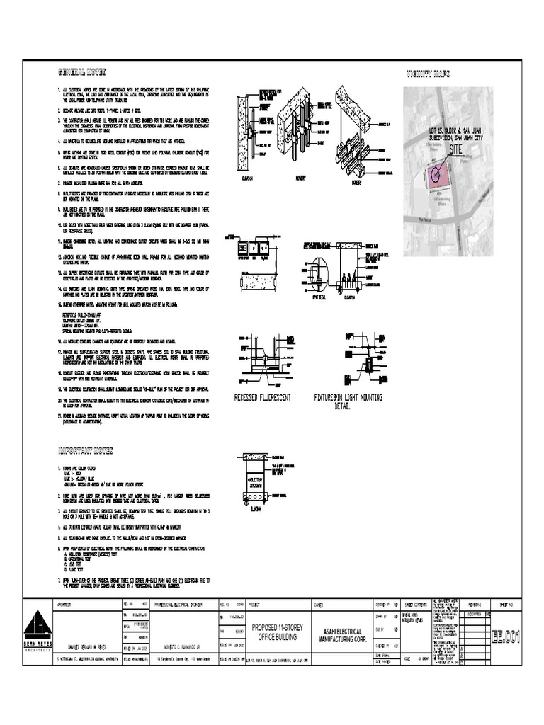 6 30 2025 Asahi Electrical Plan Ee 001 | PDF