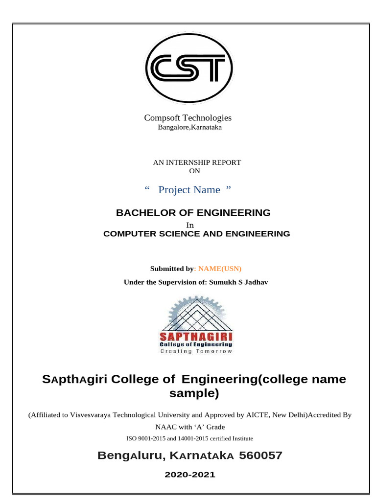Internship Report on Project Development | PDF | Mobile App | Computer ...