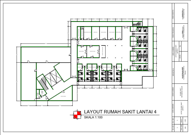 Layout Rumah Sakit Lantai 4 RS Pertamina | PDF