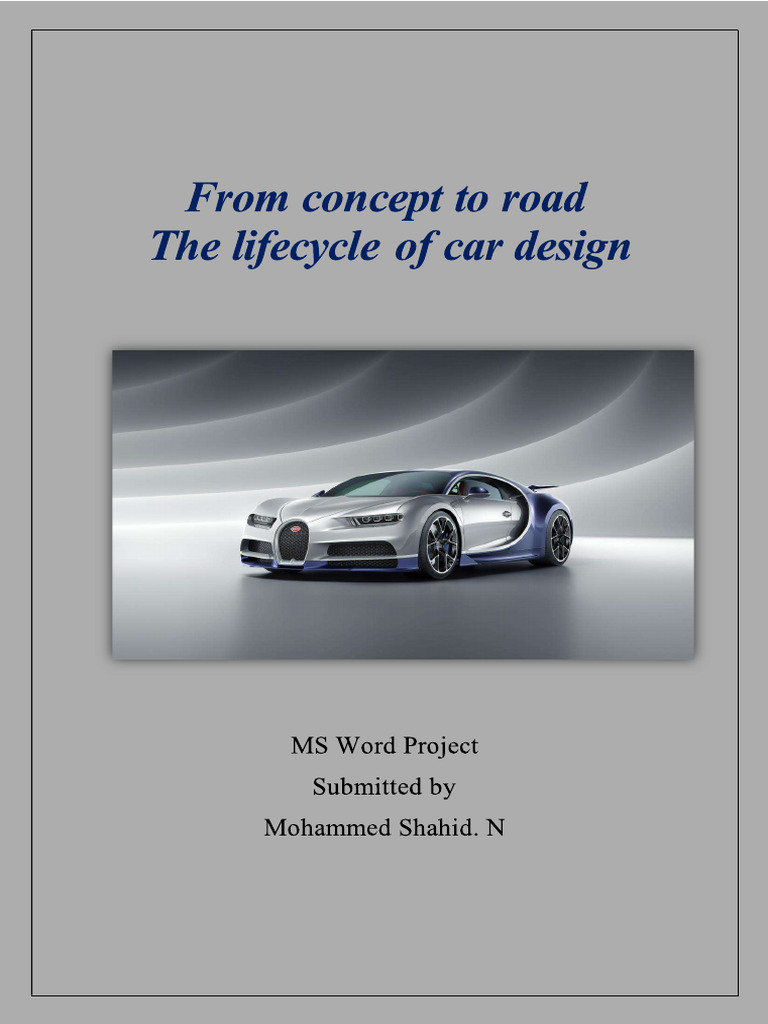 MS Word Project | PDF