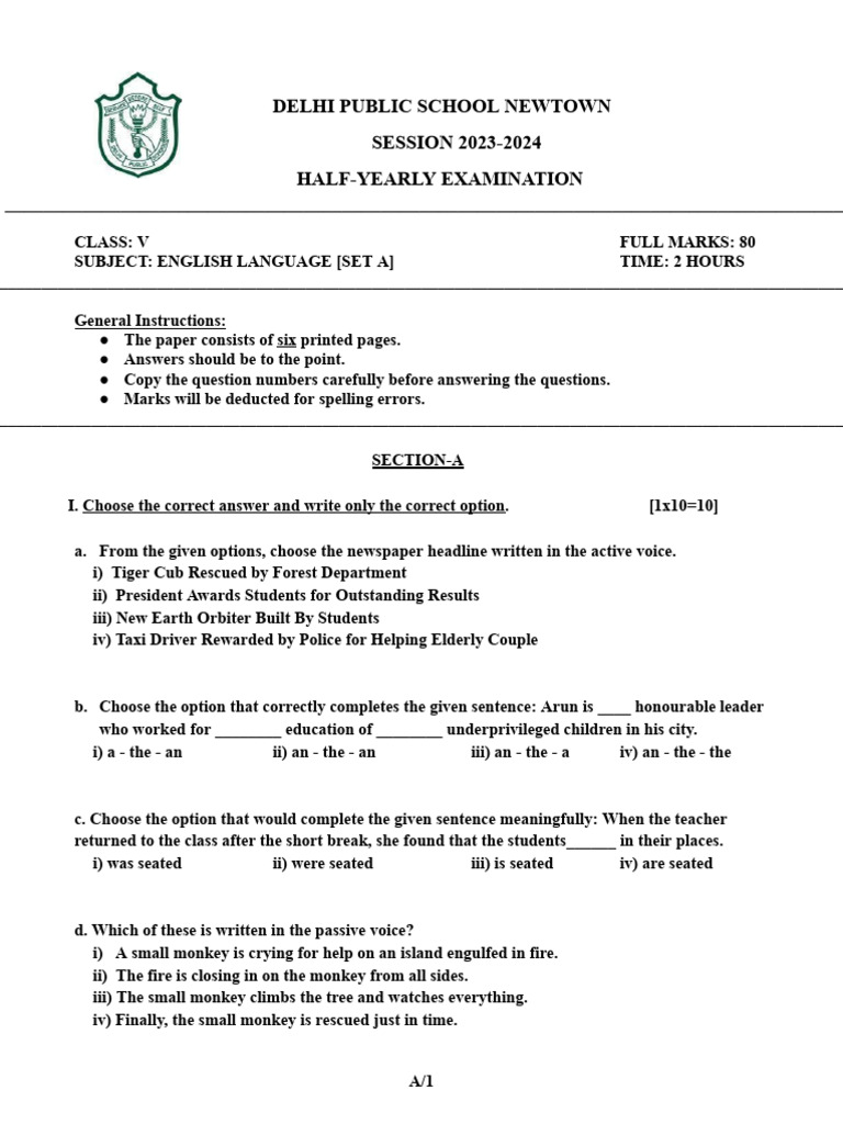 English Grammar Grade 5 1 | PDF | Verb | Language Mechanics