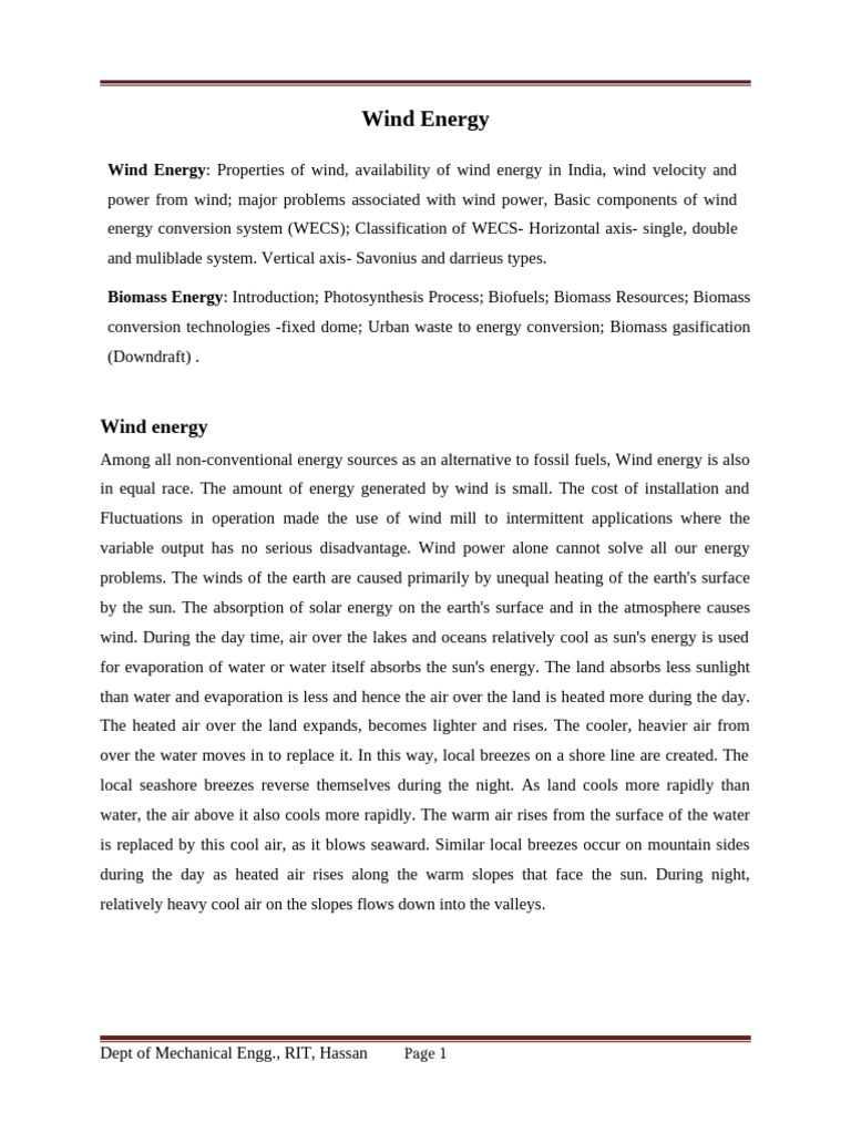Wind Energy in India: Overview and Potential | PDF | Wind Turbine | Turbine