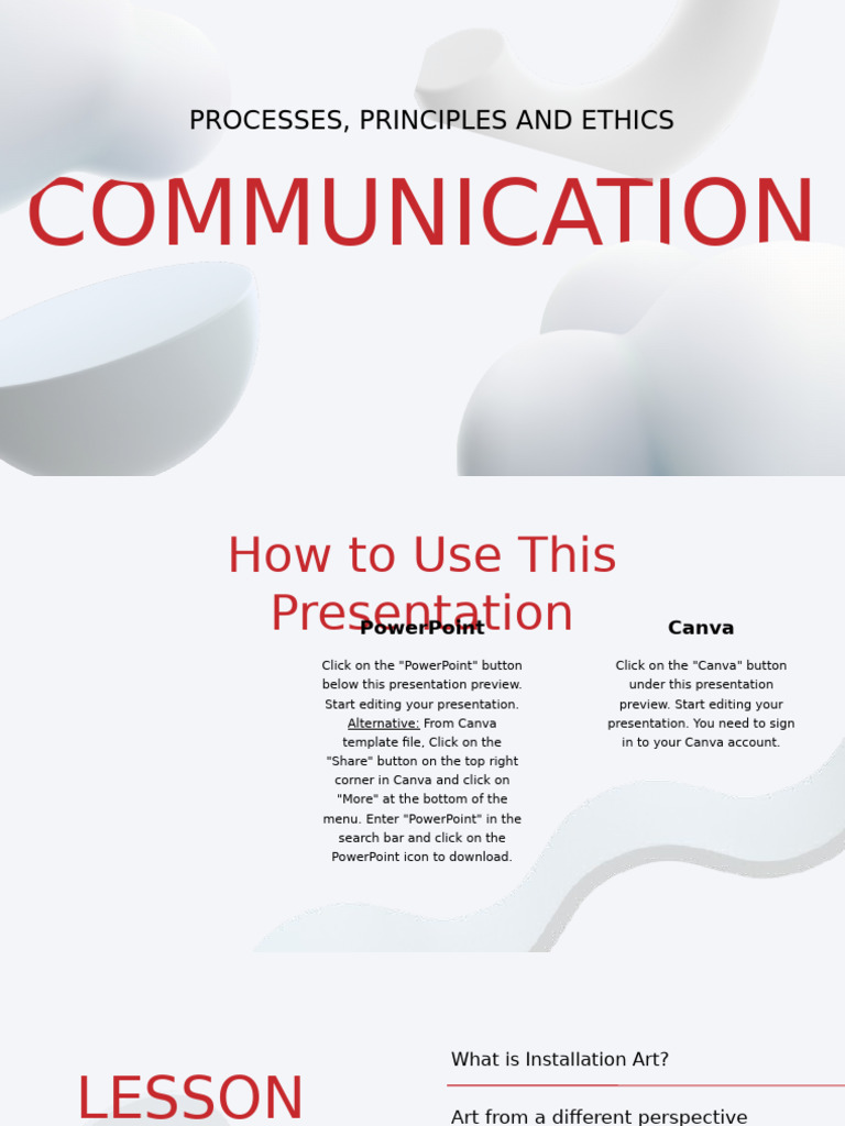 Understanding Installation Art Concepts | PDF | Microsoft Power Point