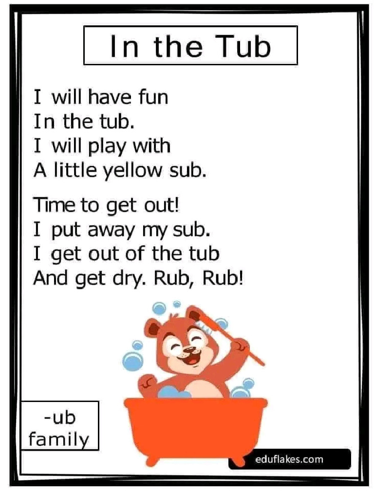 Phonics Fun Rhyme Time With Word Families | PDF