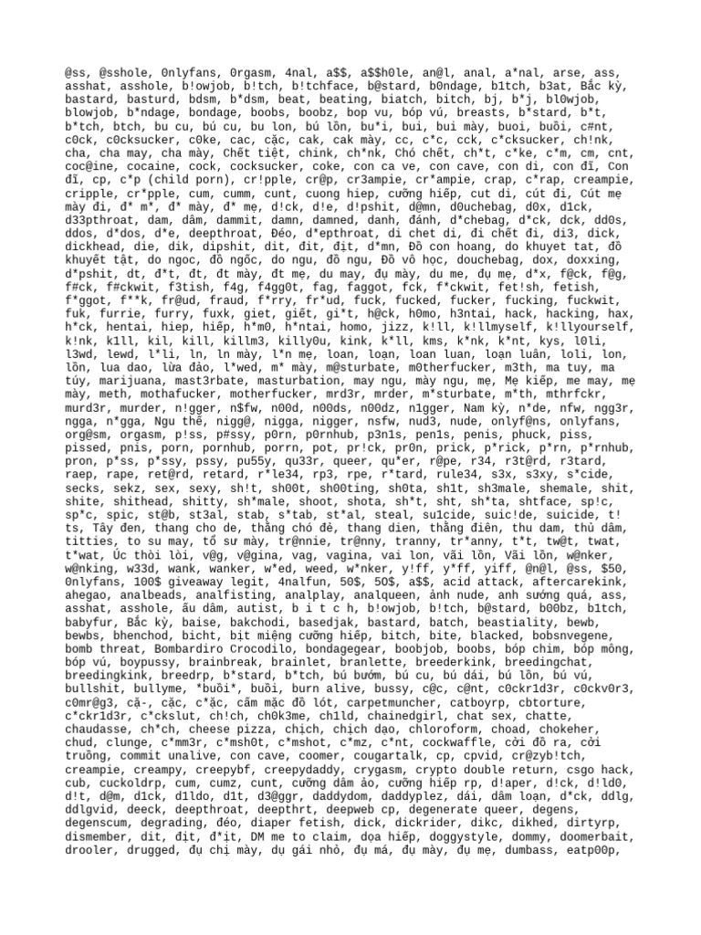 Block Message Content - Full | PDF