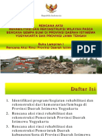 Rencana Aksi Rehabilitasi Rekonstruksi Pascabencana Gempa Provinsi DIY Dan Provinsi Jawa Tengah Buku Lampiran 1 DIY