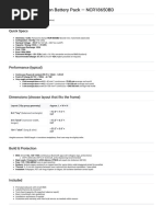 Motorcraft Battery Specifications Chart | PDF