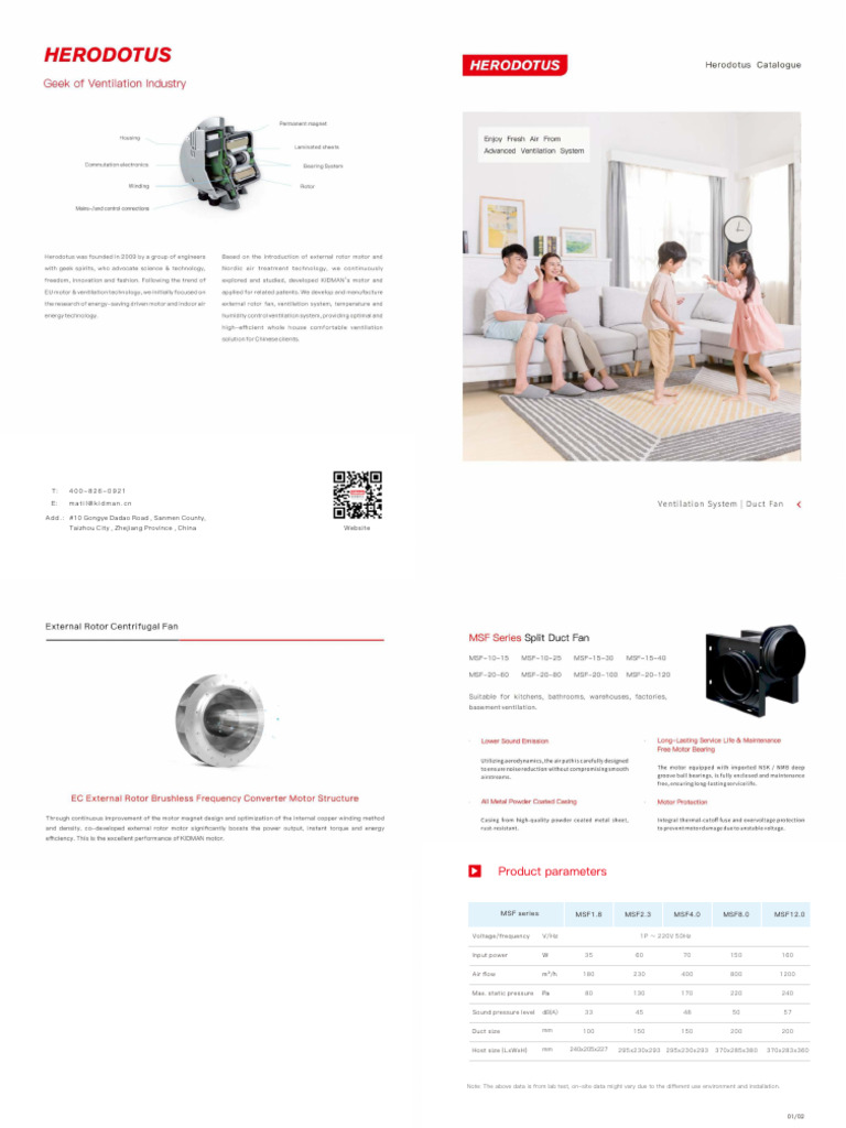 Duct Fan Specifications and Features | PDF | Mains Electricity ...