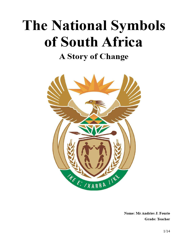 South Africa's Evolving National Symbols | PDF