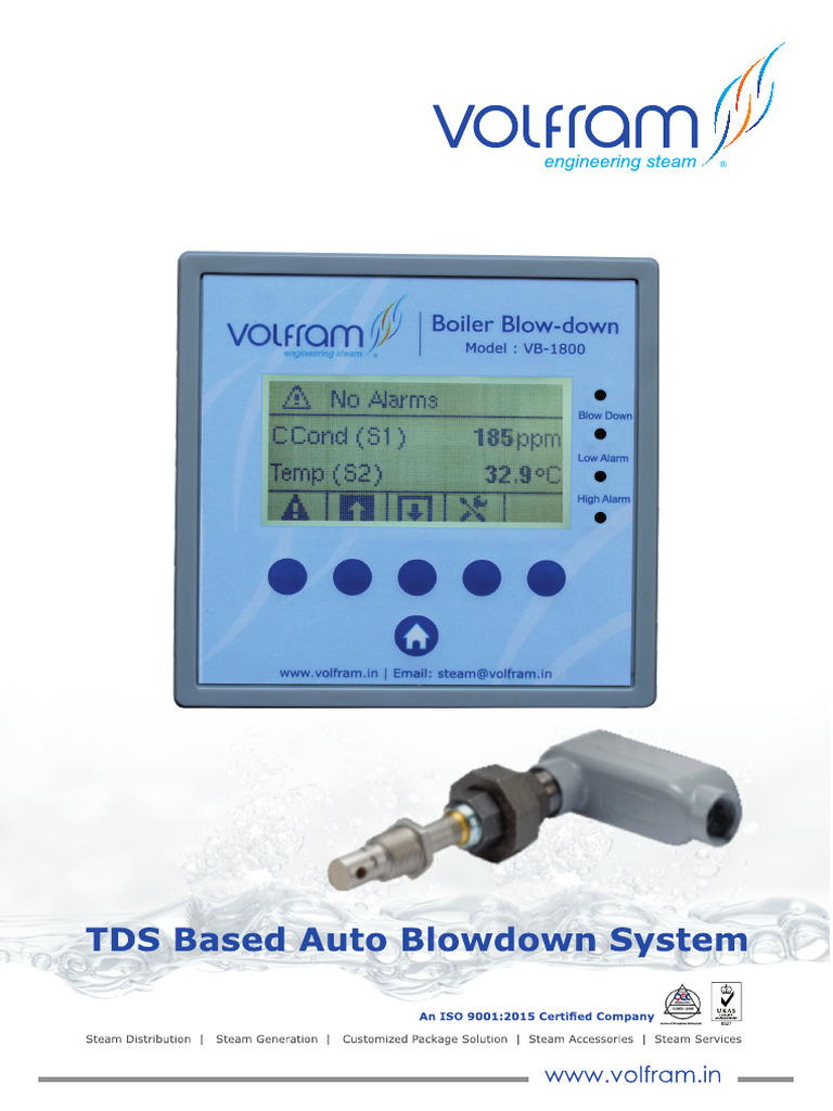 Tds Based Auto Blowdown System | PDF