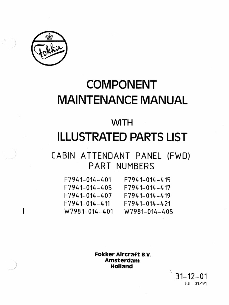 ビジネス・経済 CABIN ATTENDANT MANUAL 1 Cabin Attendant Panel Maintenance Manual | PDF | Electrical