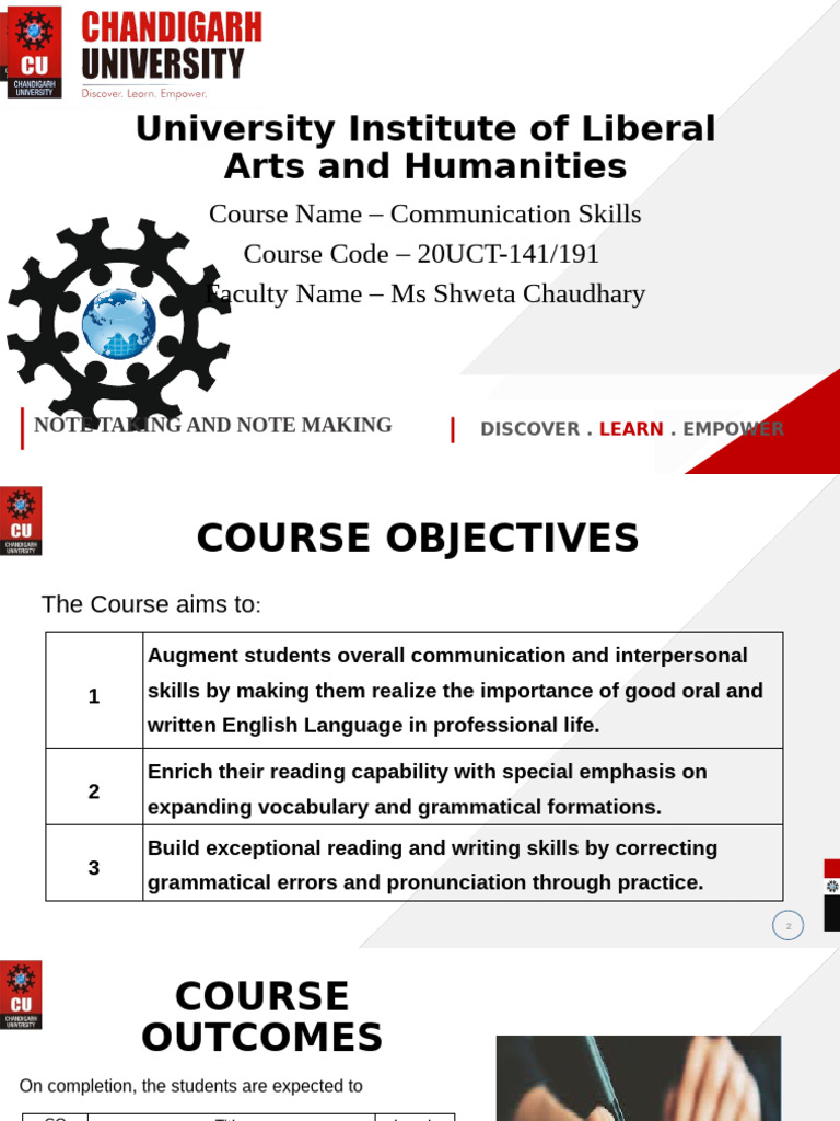 Effective Note Taking Techniques | PDF | Communication | Learning