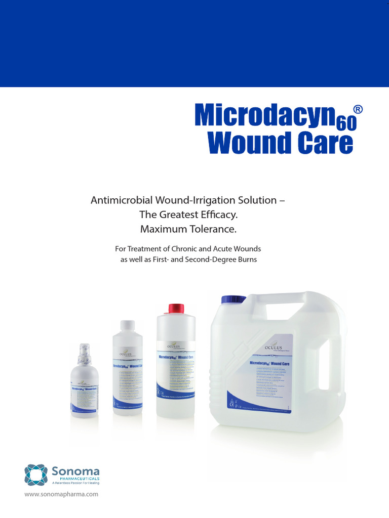 Microdacyn60®: Advanced Wound Care Solution | PDF | Wound | Immune System