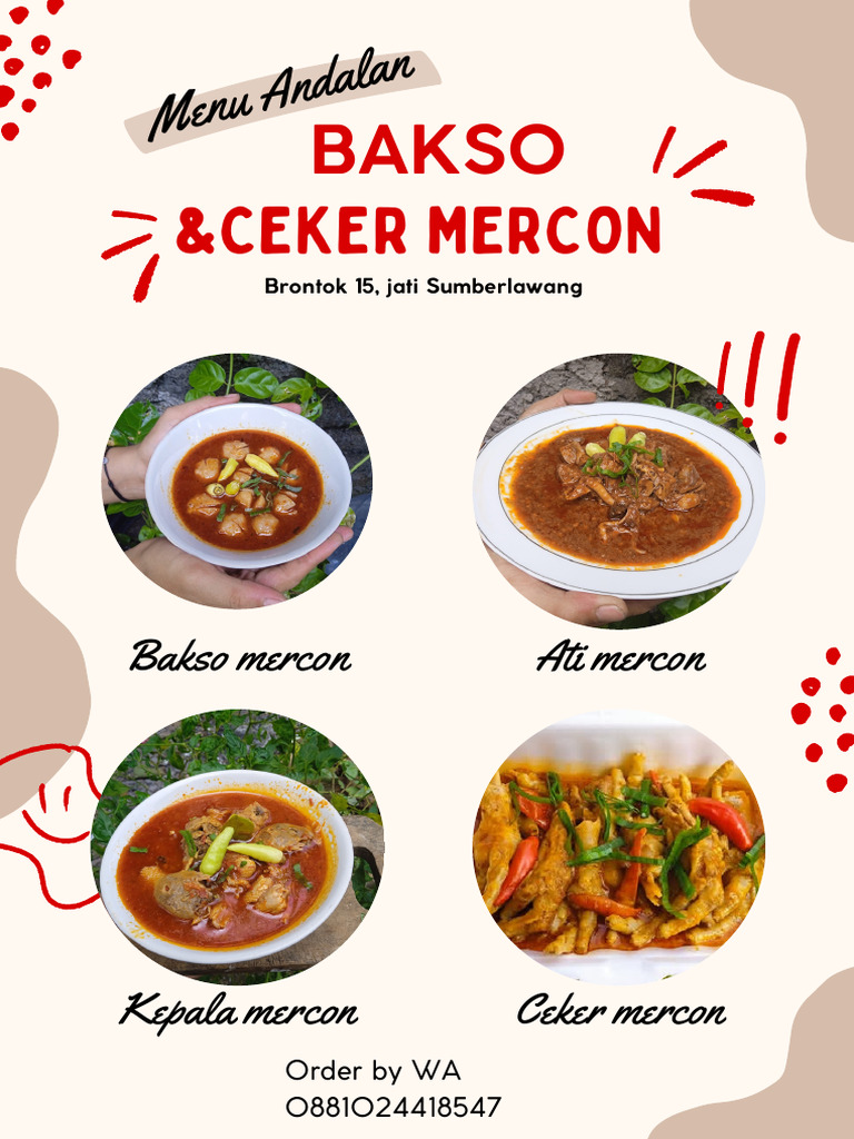 Menu Makanan Dan Minuman Terbaru - 20250428 - 123317 - 0000 | PDF