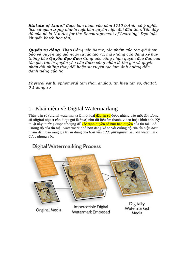 Digital Watermarking | PDF