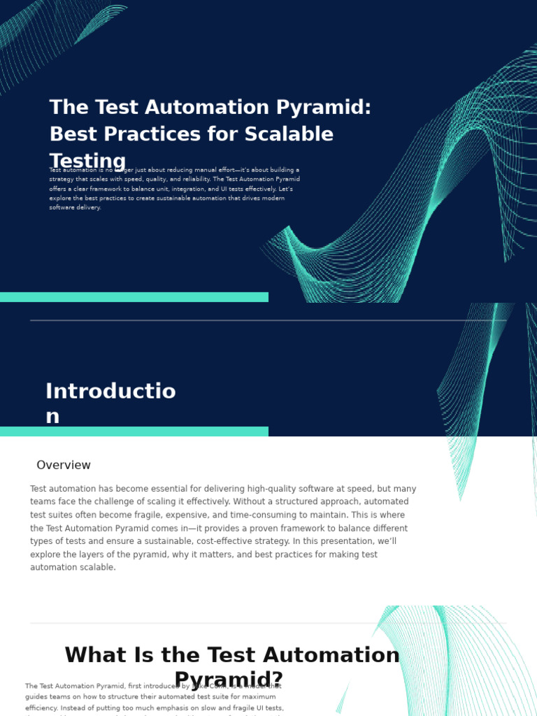 Best Practices for Test Automation Pyramid | PDF | Unit Testing ...