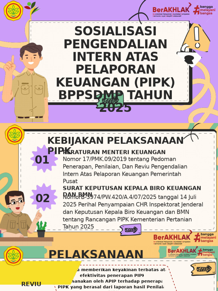 Penerapan PIPK Keuangan 2025 BPPSDMP | PDF