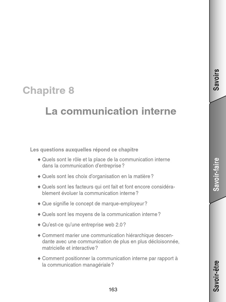Importance de la communication interne | PDF | Informations | Business