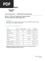 MCT Oil Density and Specifications | PDF | Triglyceride | Organic Compounds